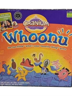 Whoonu Game by Cranium 2005, Best Toy Award Winner **COMPLETE**